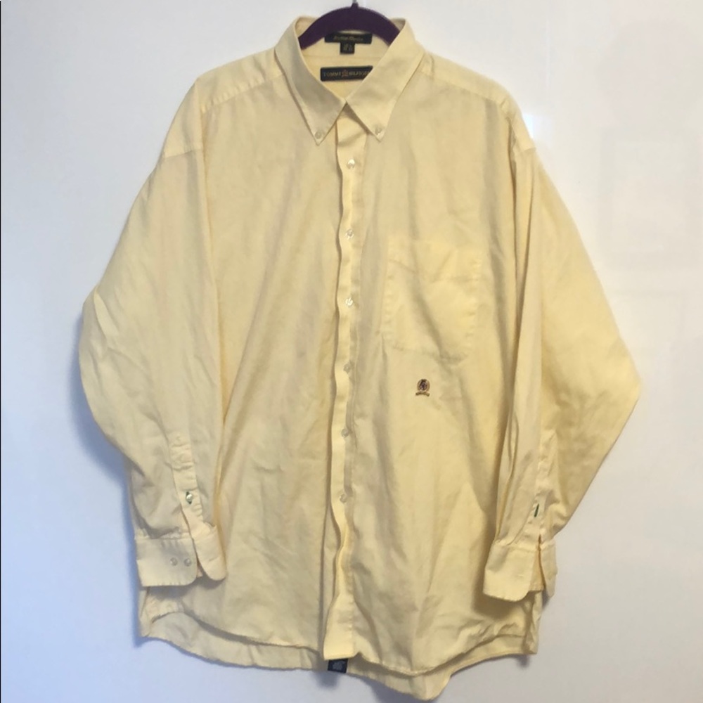 Yellow Tommy Hilfiger Men’s Dres shirt 16.5 32-33